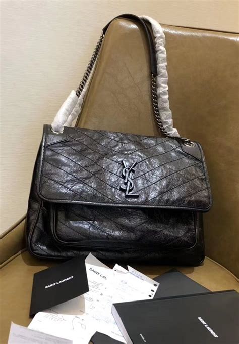 ysl leather chain bag